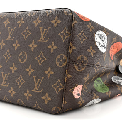 Louis Vuitton x FORNASETTI Monogram Cameo Neonoe MM Ivory 8 of 10