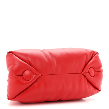Proenza Schouler Lambskin Puffy Tobo Chain Shoulder Bag Red 4 of 10