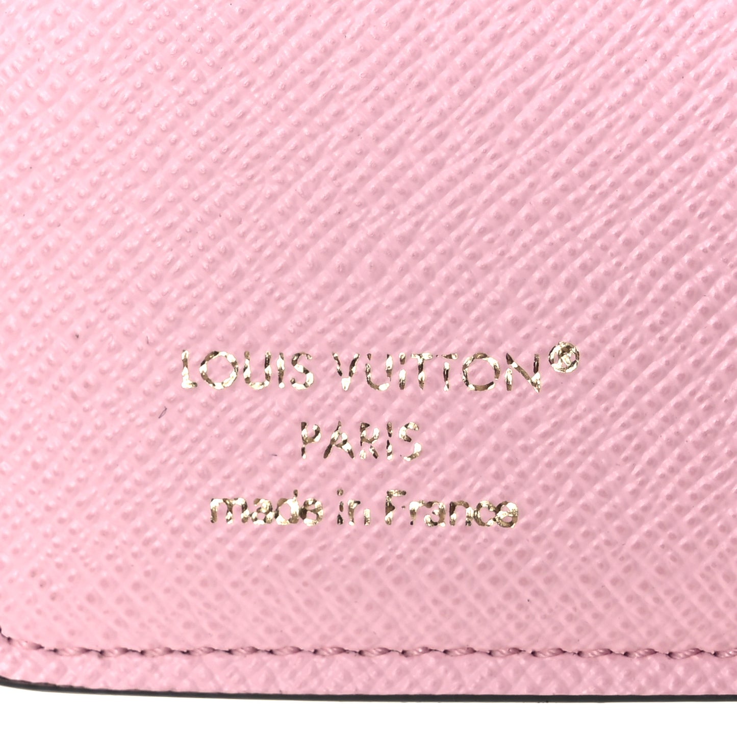 Monogram LV Charms Pocket Wallet Cotton Candy