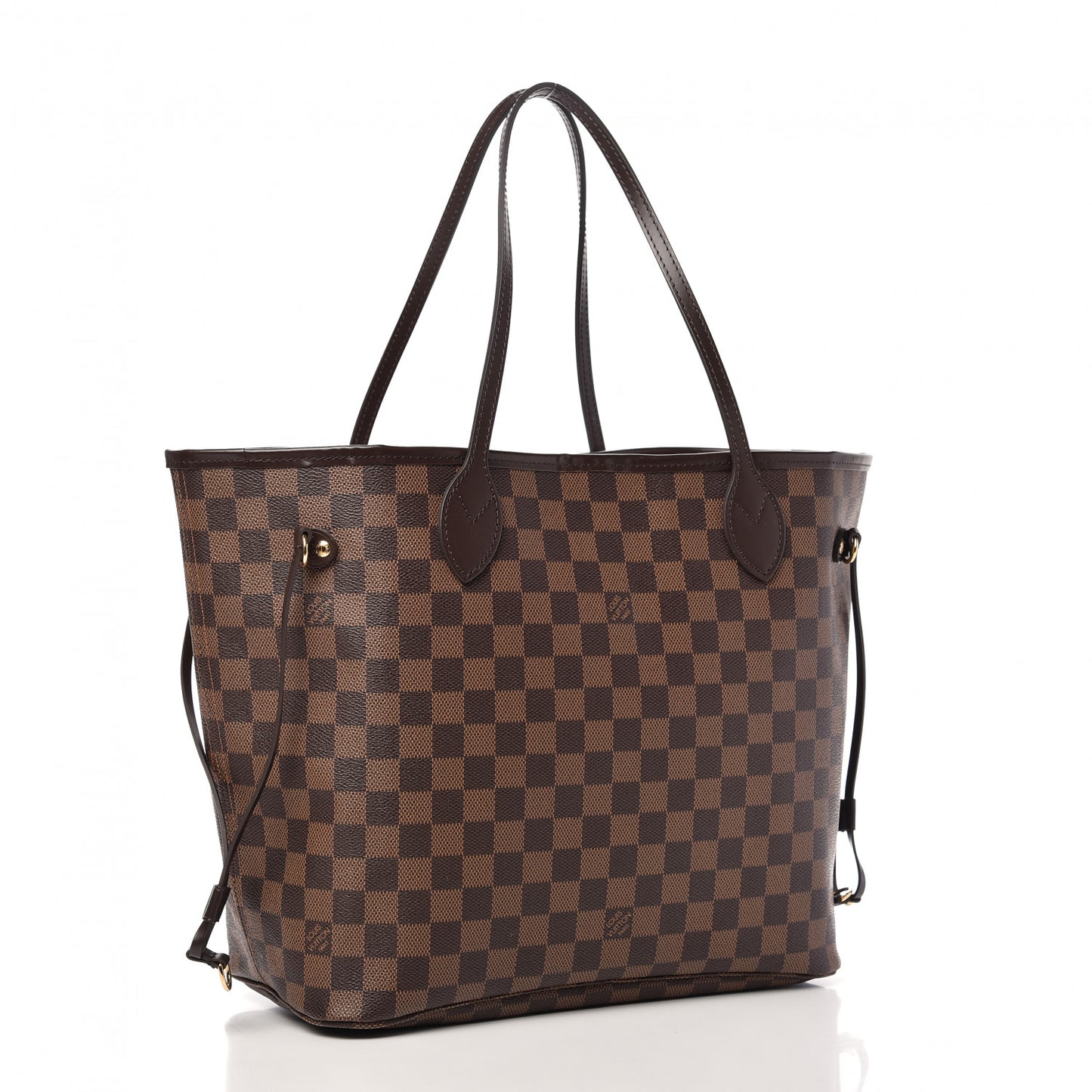 Damier Ebene Neo Neverfull MM Rose Ballerine