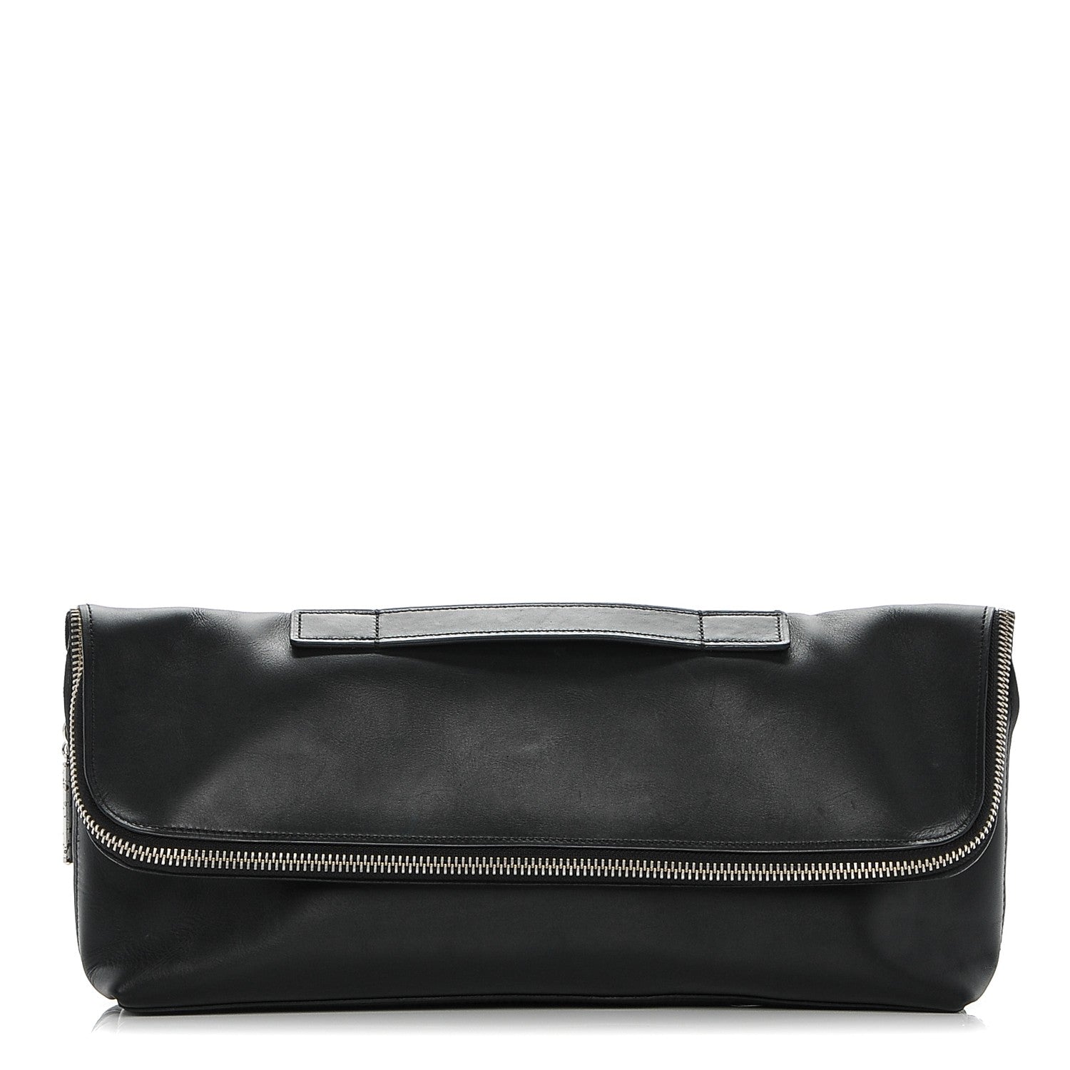3.1 Phillip Lim 3.1 Calfskin 31 Minute Clutch Black 1 of 8