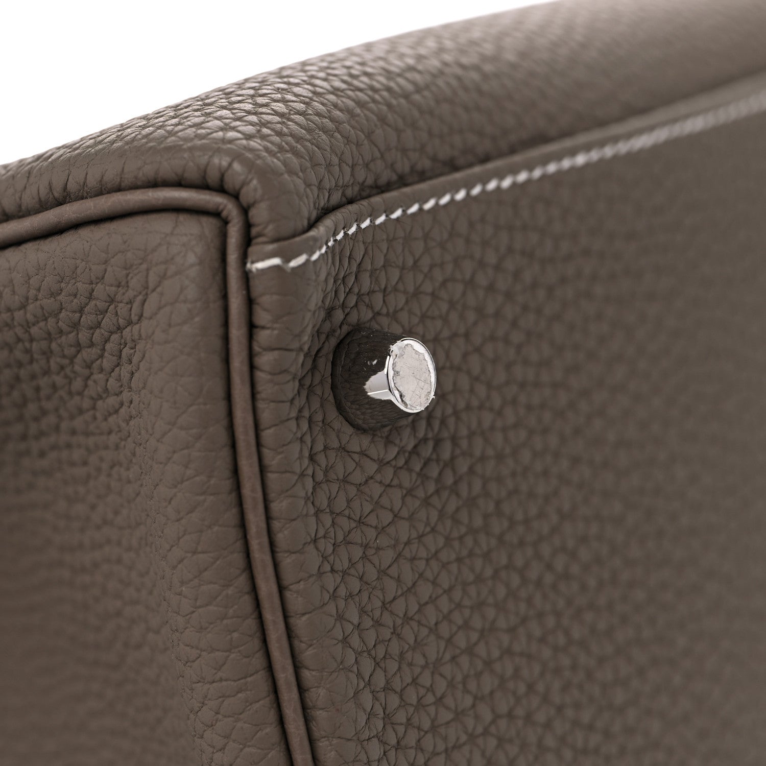 Hermes Togo Kelly Retourne 32 Etoupe 9 of 17
