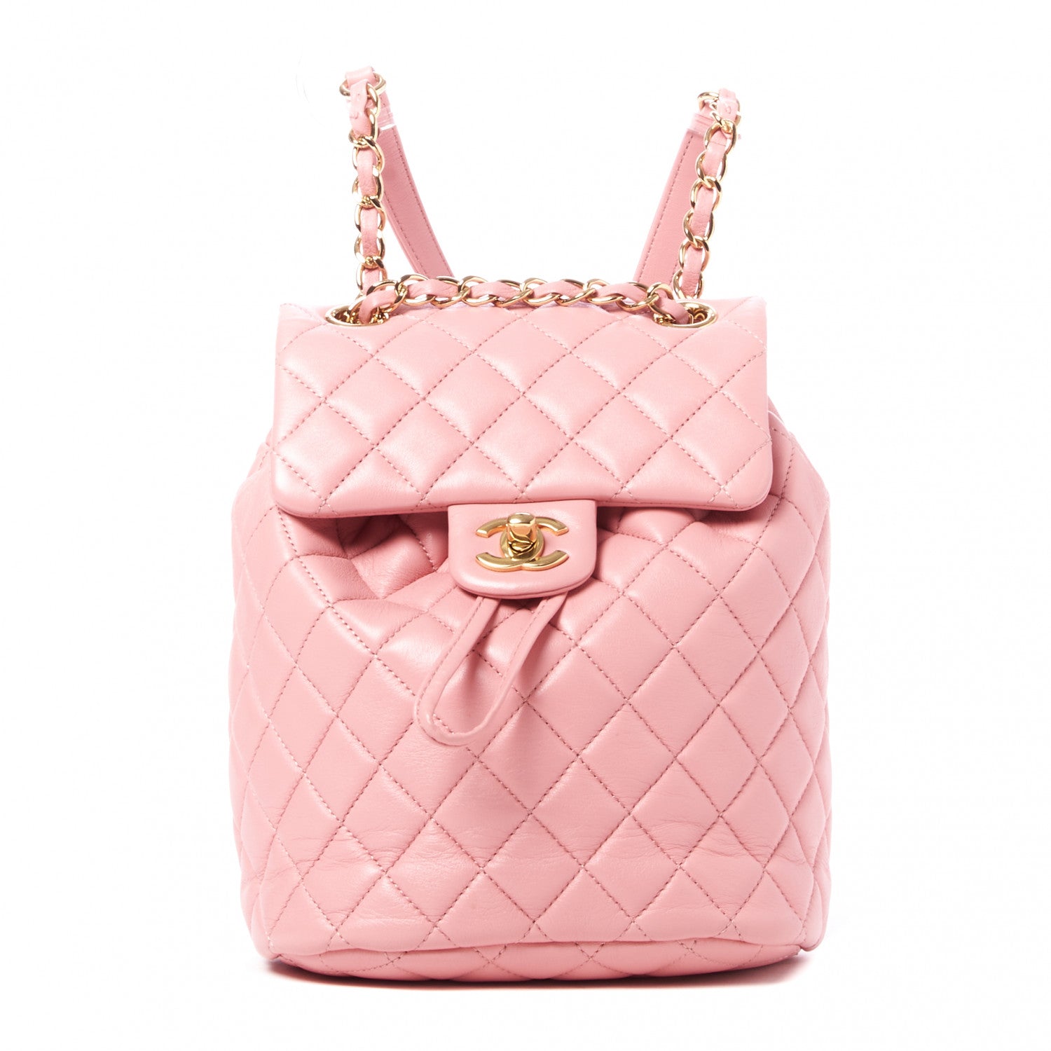 Chanel Lambskin Quilted Mini Urban Spirit Backpack Pink 1 of 9