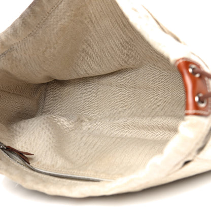 Hermes Canvas Barenia Fourbi 25 MM Pouch Naturel Fauve 4 of 14