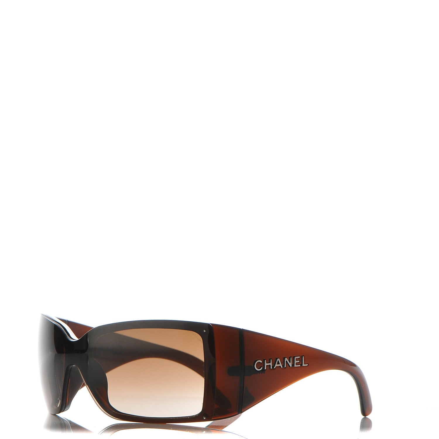 Chanel Logo Sunglasses 6012 Brown 1 of 8
