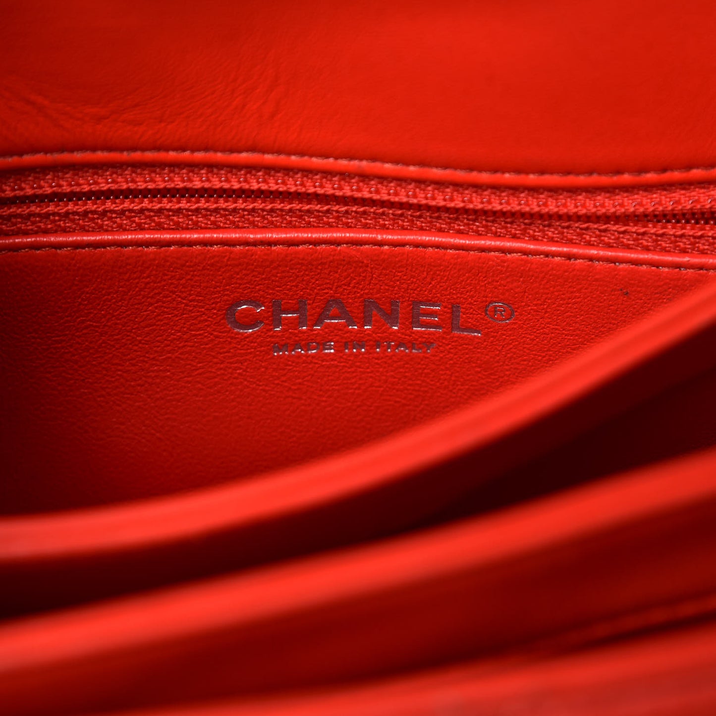 Lambskin Quilted Small Trendy CC Dual Handle Bag Red