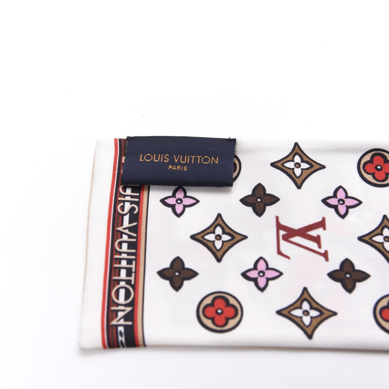 Louis Vuitton Silk Street Monogram Bandeau Beige 3 of 4