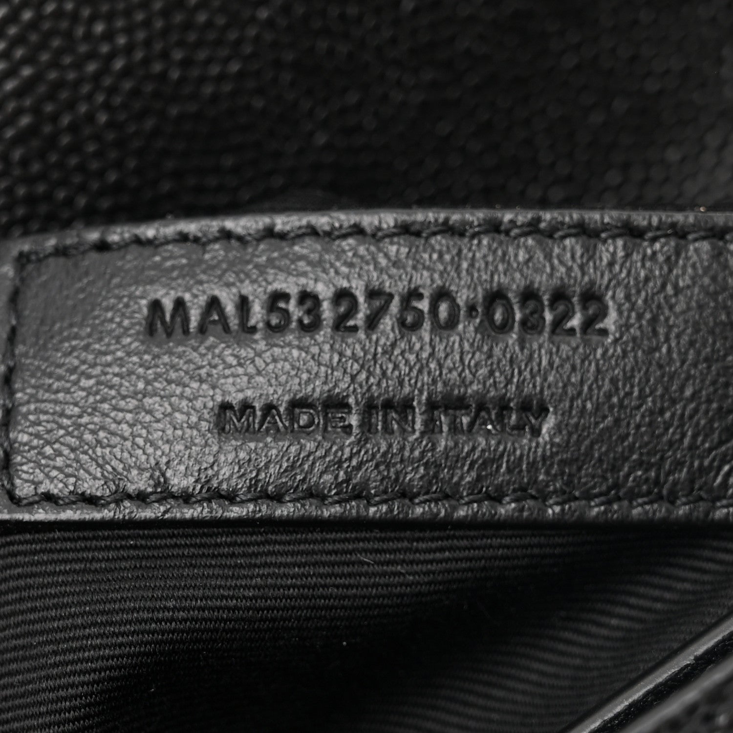Saint Laurent Grain De Poudre Monogram Cassandra Clasp Bag Black 7 of 10