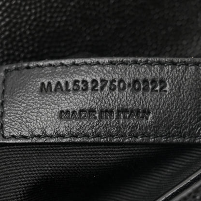 Saint Laurent Grain De Poudre Monogram Cassandra Clasp Bag Black 7 of 10