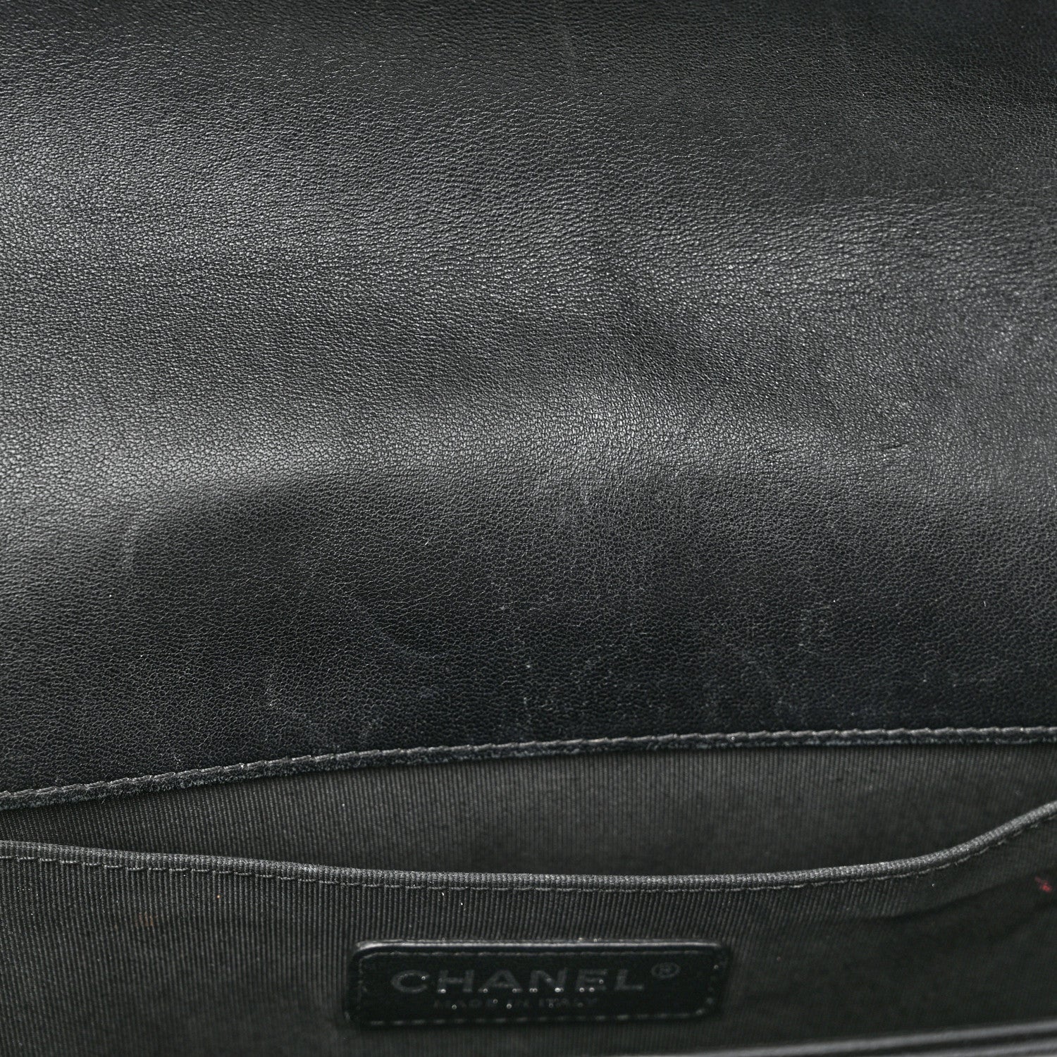 Chanel Lambskin Quilted Medium Boy Flap Black 12 of 12