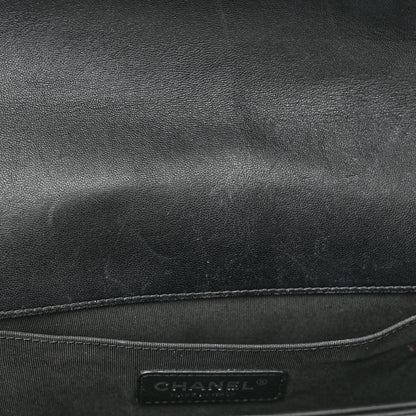 Chanel Lambskin Quilted Medium Boy Flap Black 12 of 12