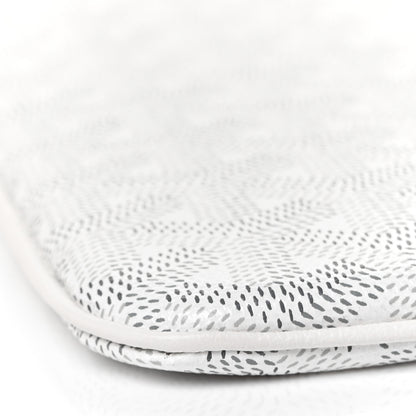 Goyard Goyardine Senat Pochette MM White 7 of 8
