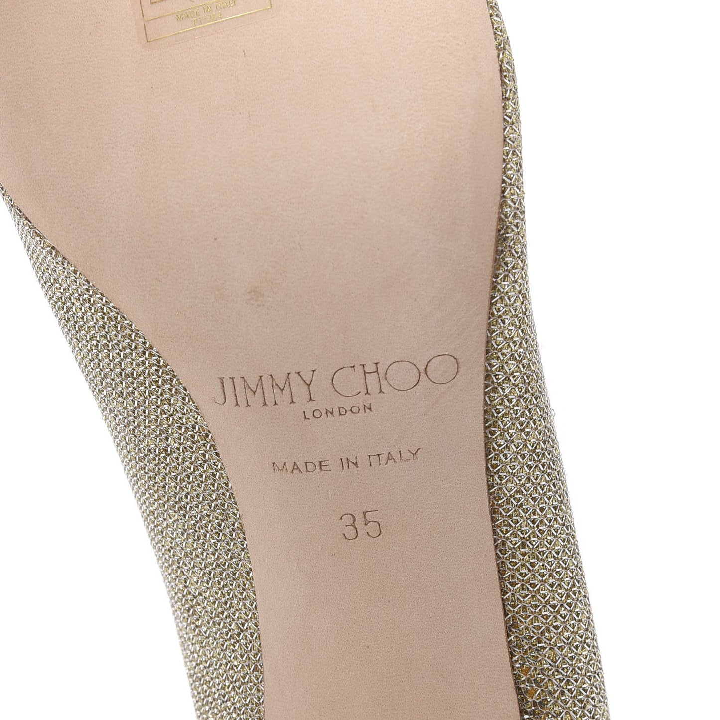 Glitter Fabric Billie 85 Pump 35 Champagne