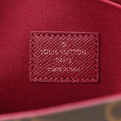 Louis Vuitton Monogram Pochette Felicie Chain Wallet Fuchsia 7 of 10