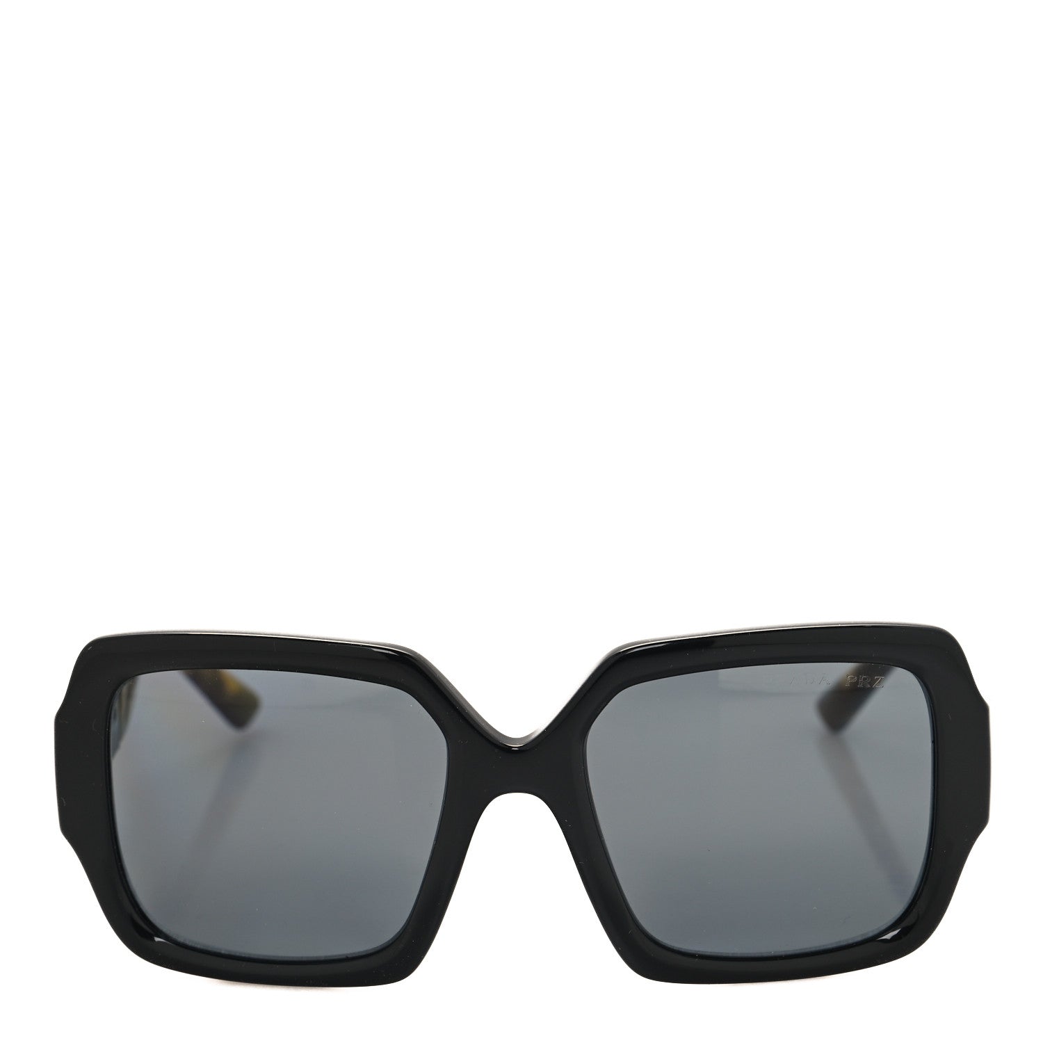 Prada Oversized Monochrome Sunglasses SPR 21X Black Tortoise 2 of 7