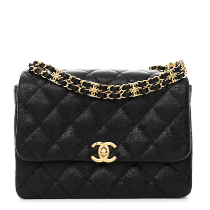 Chanel Caviar Quilted Coco First Flap Black 1 of 11