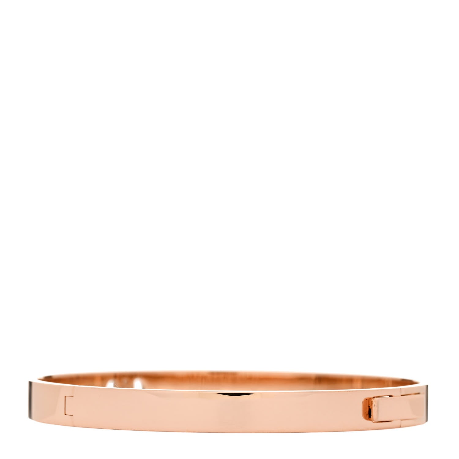 Hermes 18K Rose Gold Diamond PM H D'Ancre Bracelet XS 2 of 5
