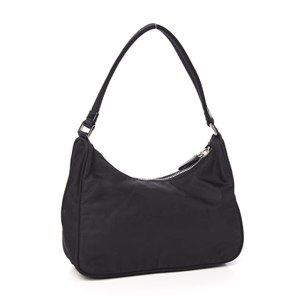 Prada Tessuto Nylon Mini Re-Edition 2000 Bag Black 2 of 8