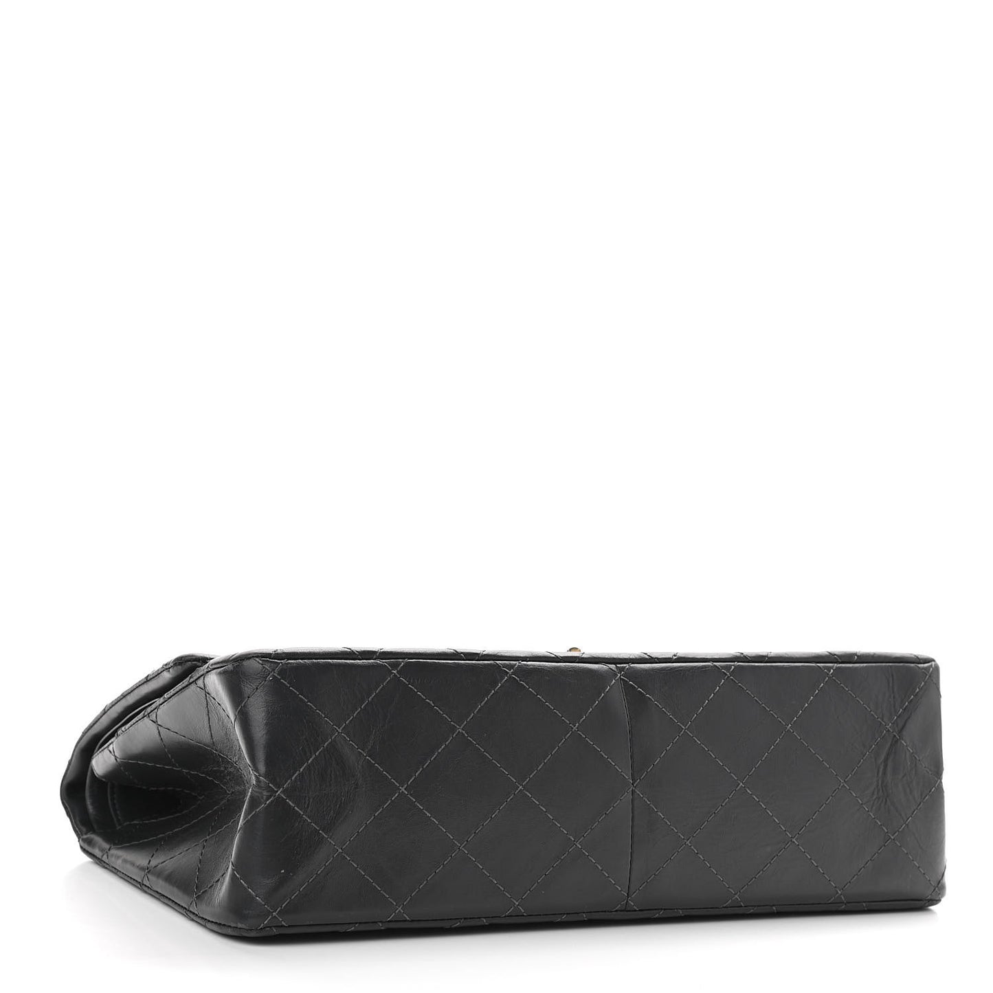 Aged Calfskin Quilted 2.55 Reissue 227 Flap Grey