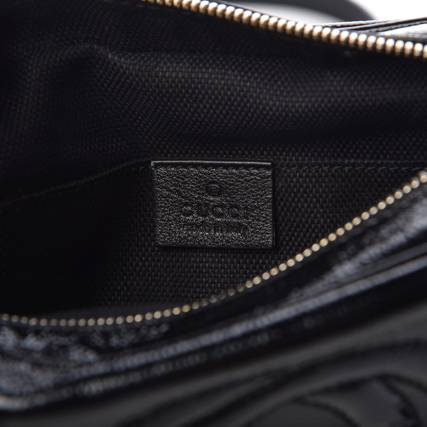 Soft Patent Small Soho Disco Bag Black