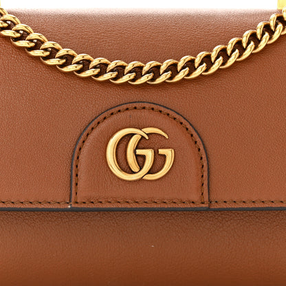 Gucci Wonka Grain Calfskin Mini Diana Bamboo Top Handle Shoulder Bag Cuir 8 of 10