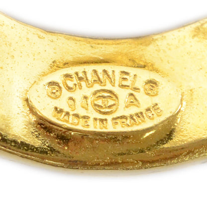 Chanel CC Medallion Chain Necklace Gold 3 of 6