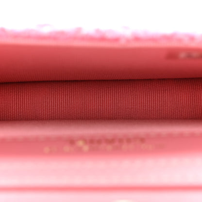 Chanel Tweed Quilted Flap Chain Waist Bag Pink 5 of 11
