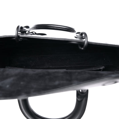 Christian Dior Calfskin Cannage Diamond Medium Lady D-Joy Black 5 of 12