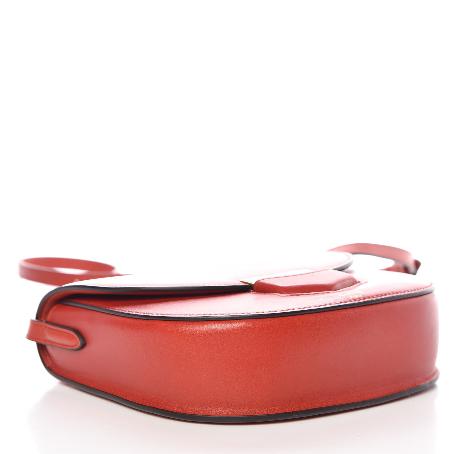 Celine Supersoft Calfskin Small Trotteur Ruby 4 of 9