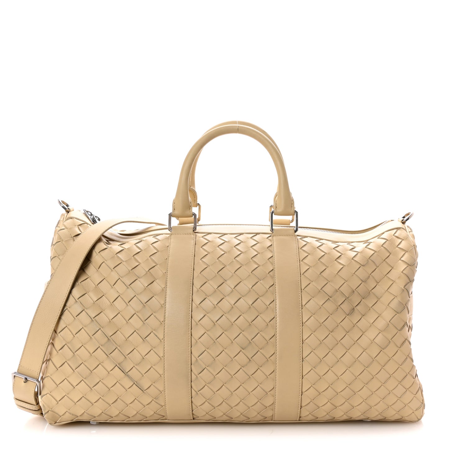 Nappa Intrecciato Large Duffel Porridge