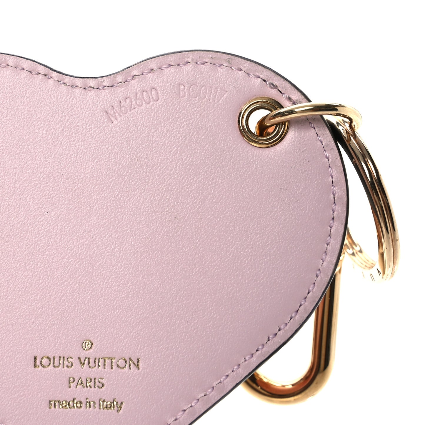 Vernis Degrade Heart Bag Charm Pink