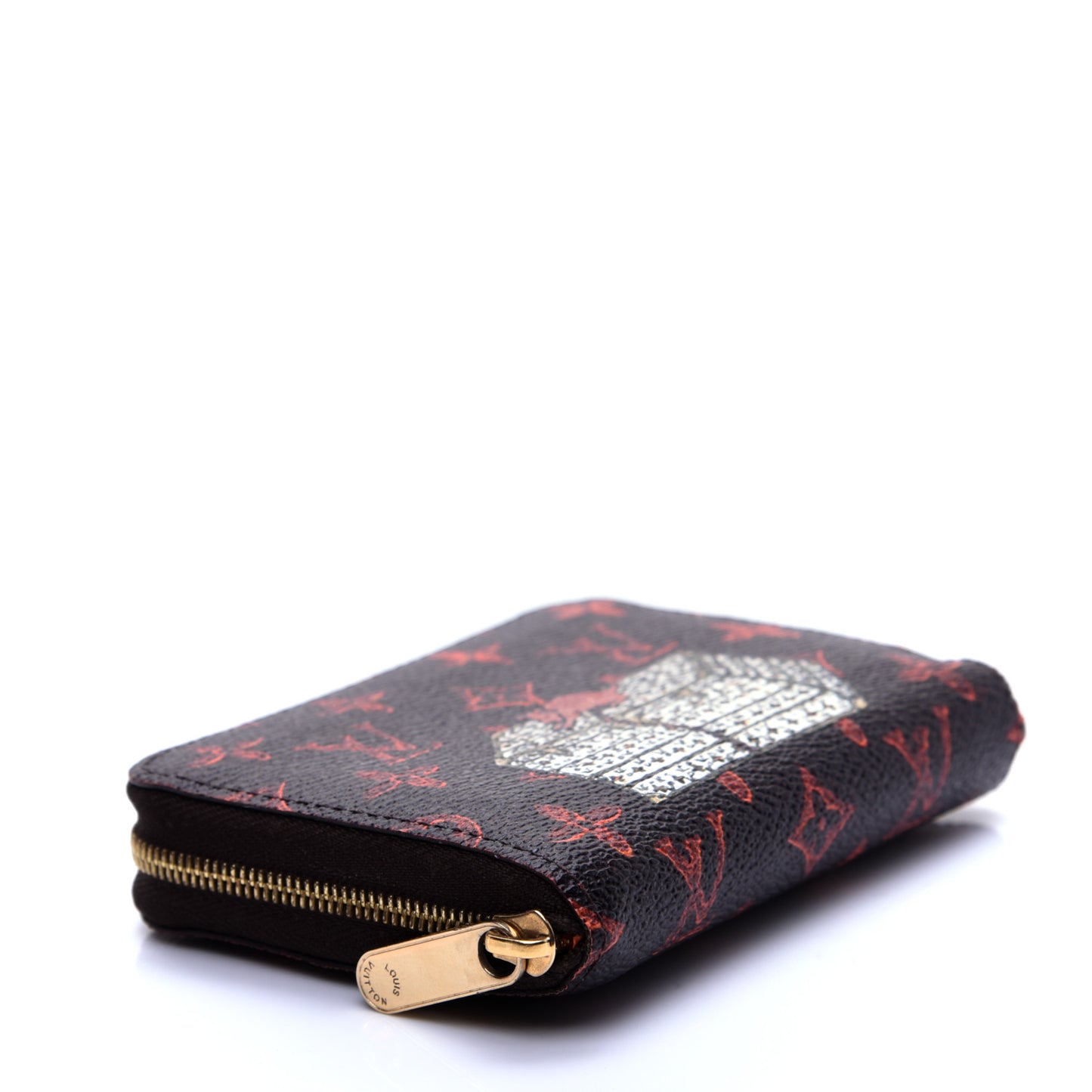 Catogram Zippy Coin Purse Marron