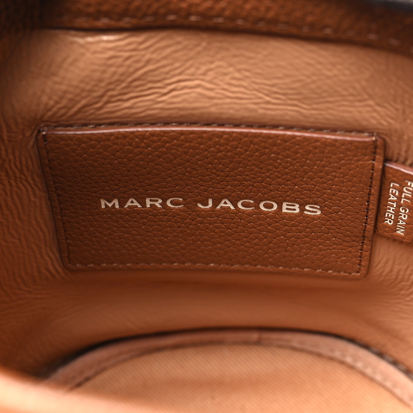 Grained Calfskin Mini The Bucket Bag Argan Oil