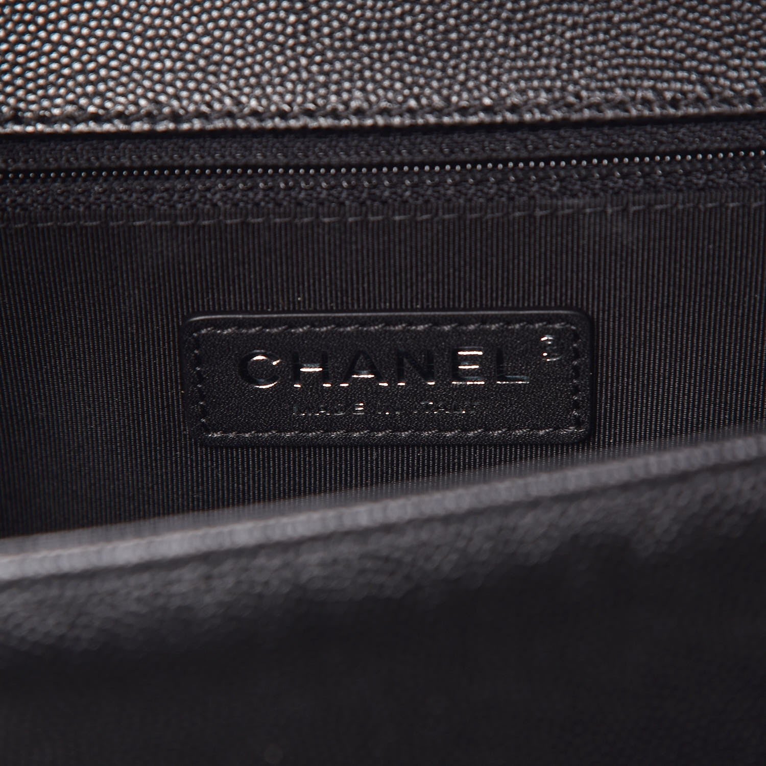 Chanel Caviar Quilted Large Boy Flap Black 6 of 8