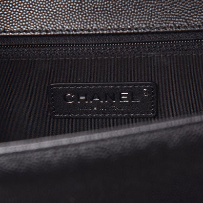 Chanel Caviar Quilted Large Boy Flap Black 6 of 8