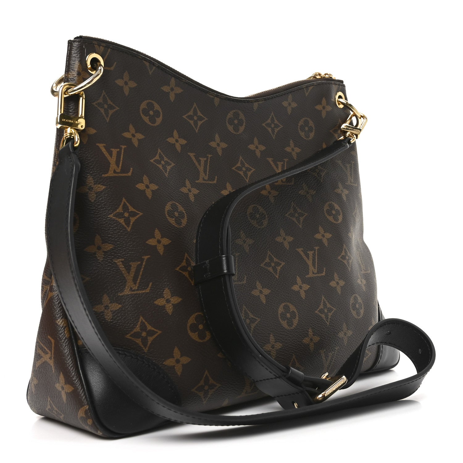 Louis Vuitton Monogram Odeon MM Black 3 of 10