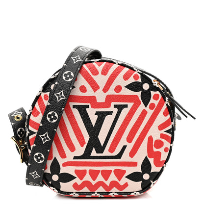 Louis Vuitton Monogram Giant Crafty Boite Chapeau Souple PM Creme Rouge Black 1 of 9