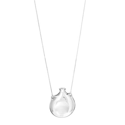 Tiffany Sterling Silver Large Elsa Peretti Bottle Pendant Necklace 1 of 7