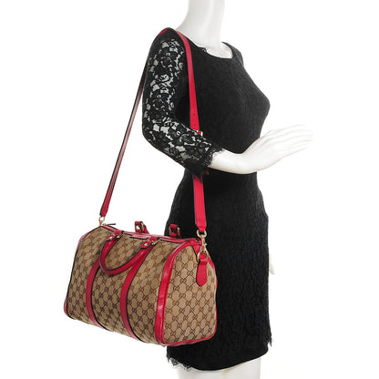 Gucci Monogram Medium Joy Boston Raspberry 2 of 10
