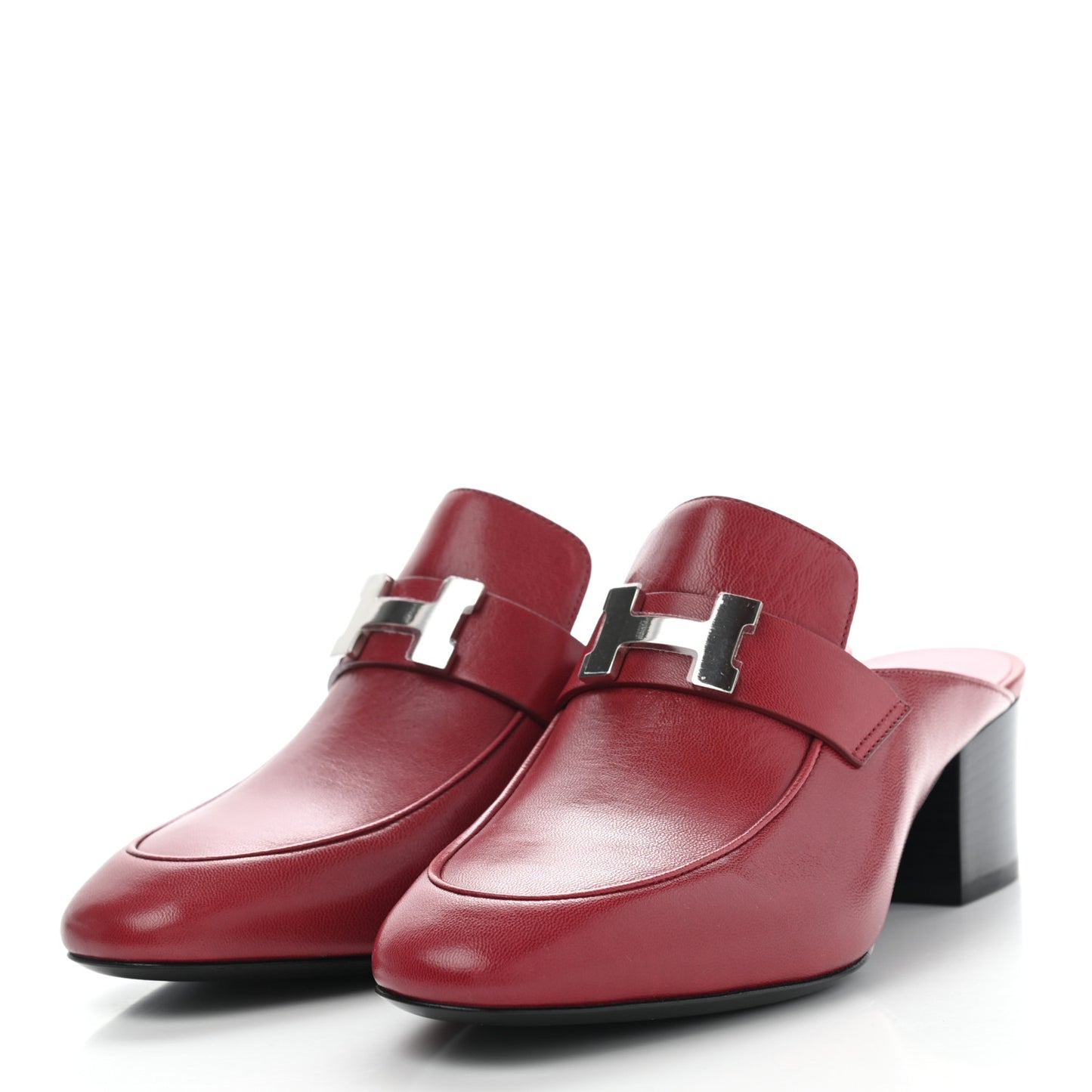 Goatskin Paradis Mules 37.5 Rouge Tibetain