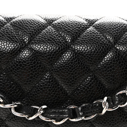 Chanel Caviar Quilted Medium Double Flap Black 8 of 10