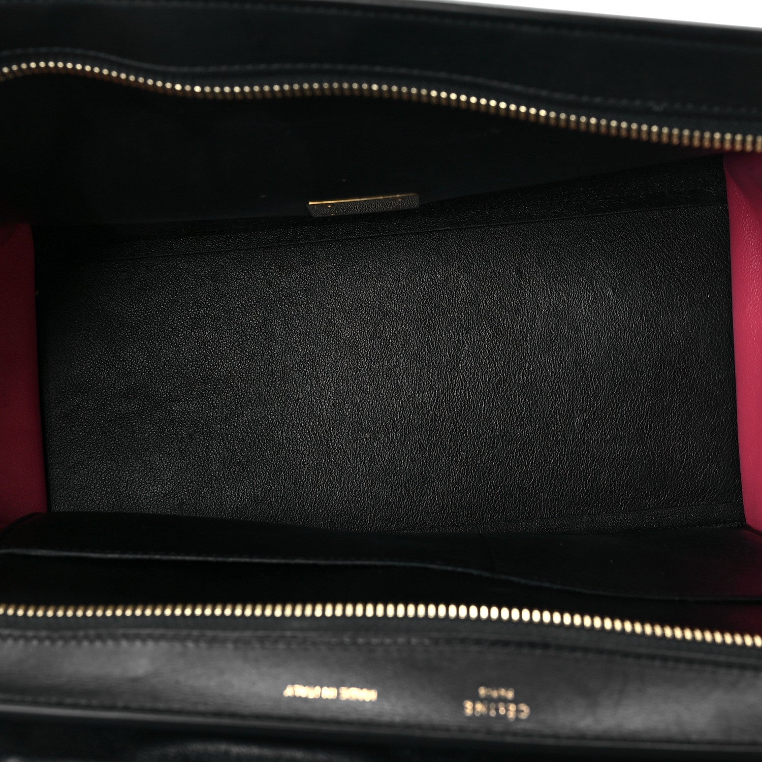 Celine Smooth Calfskin Suede Small Tri-Color Trapeze Pink 4 of 9