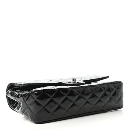 Chanel Patent Quilted Medium Double Flap Black 4 of 10