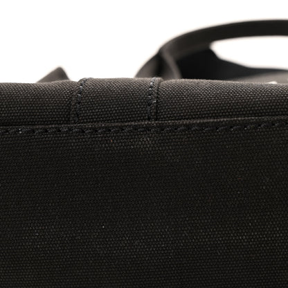Marc Jacobs Cotton Canvas Small The Traveler Tote Bag Black 11 of 13