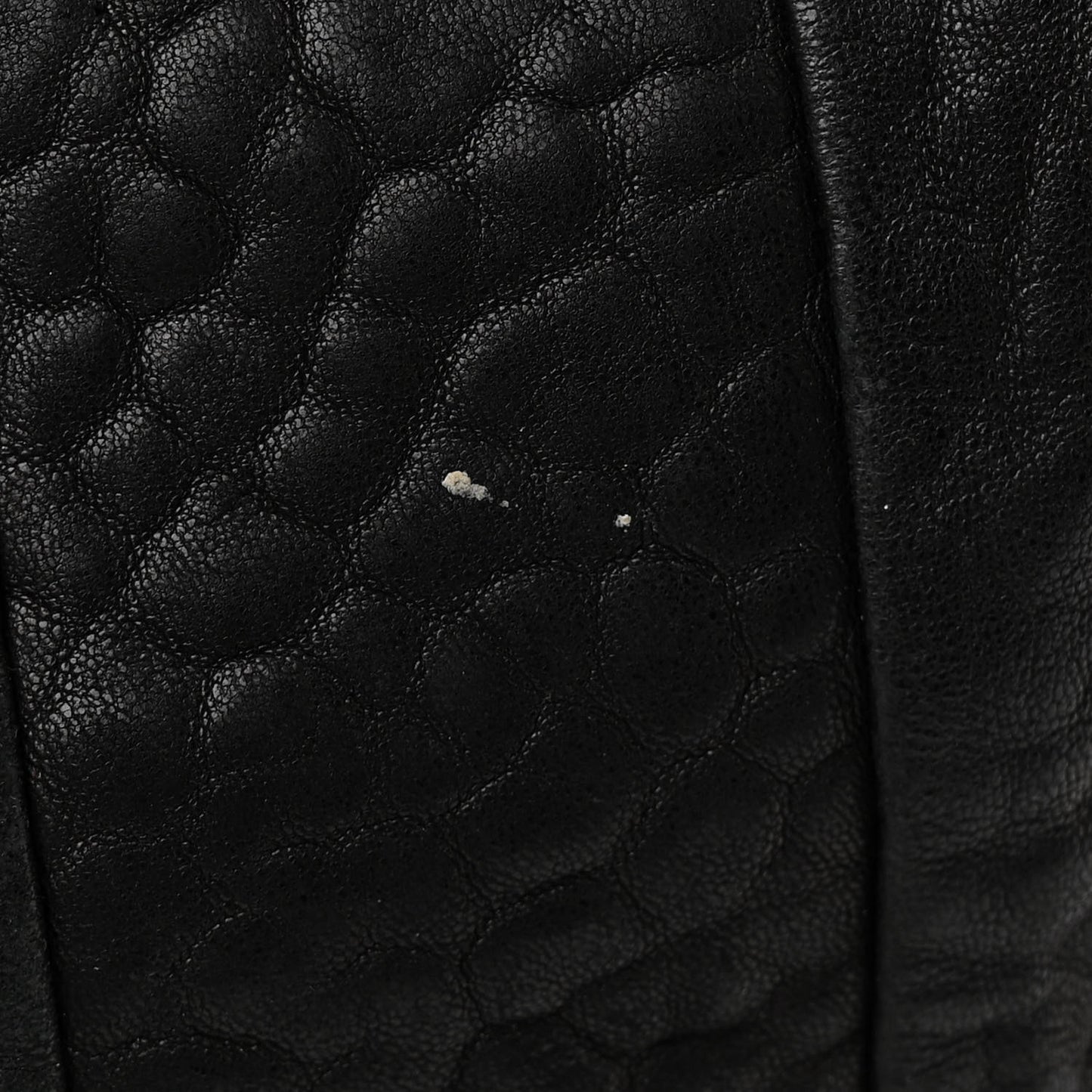 Pebbled Lambskin Rockie Black Matte Black Hardware