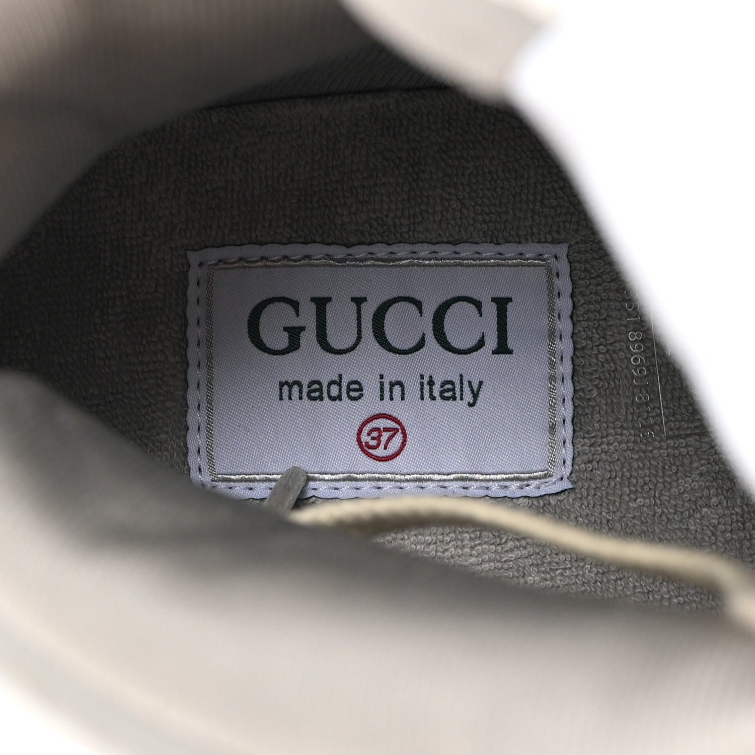 Gucci Demetra GG Supreme Womens Basket High Top Sneakers 37 White 6 of 10