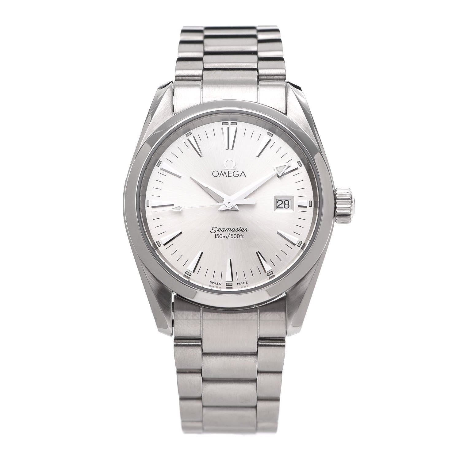 Omega Stainless Steel 36mm Seamaster Aqua Terra Quartz Watch 2518.30.00 1 of 5