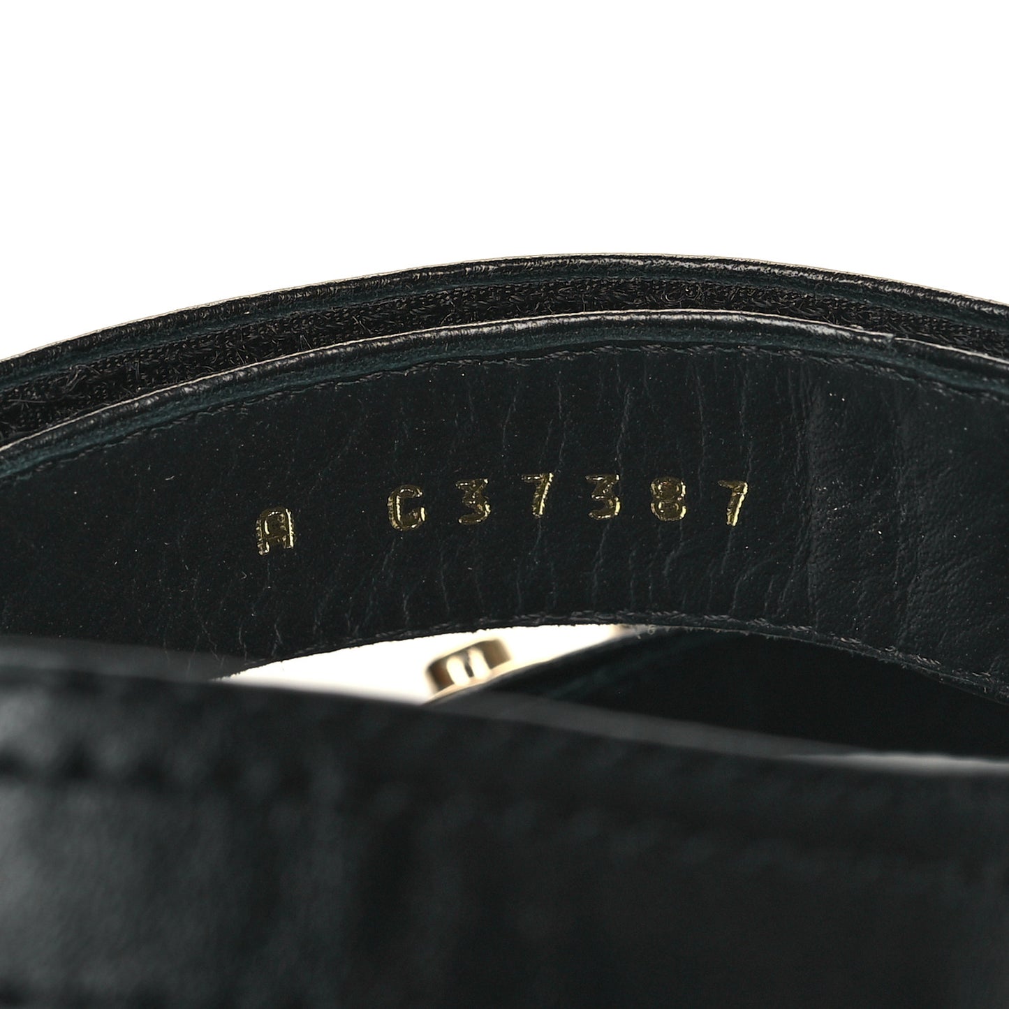 Goatskin CC Turnlock Sandals 38 Black
