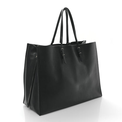 Balenciaga Supple Calfskin Papier A4 Zip Around Tote Black 3 of 9