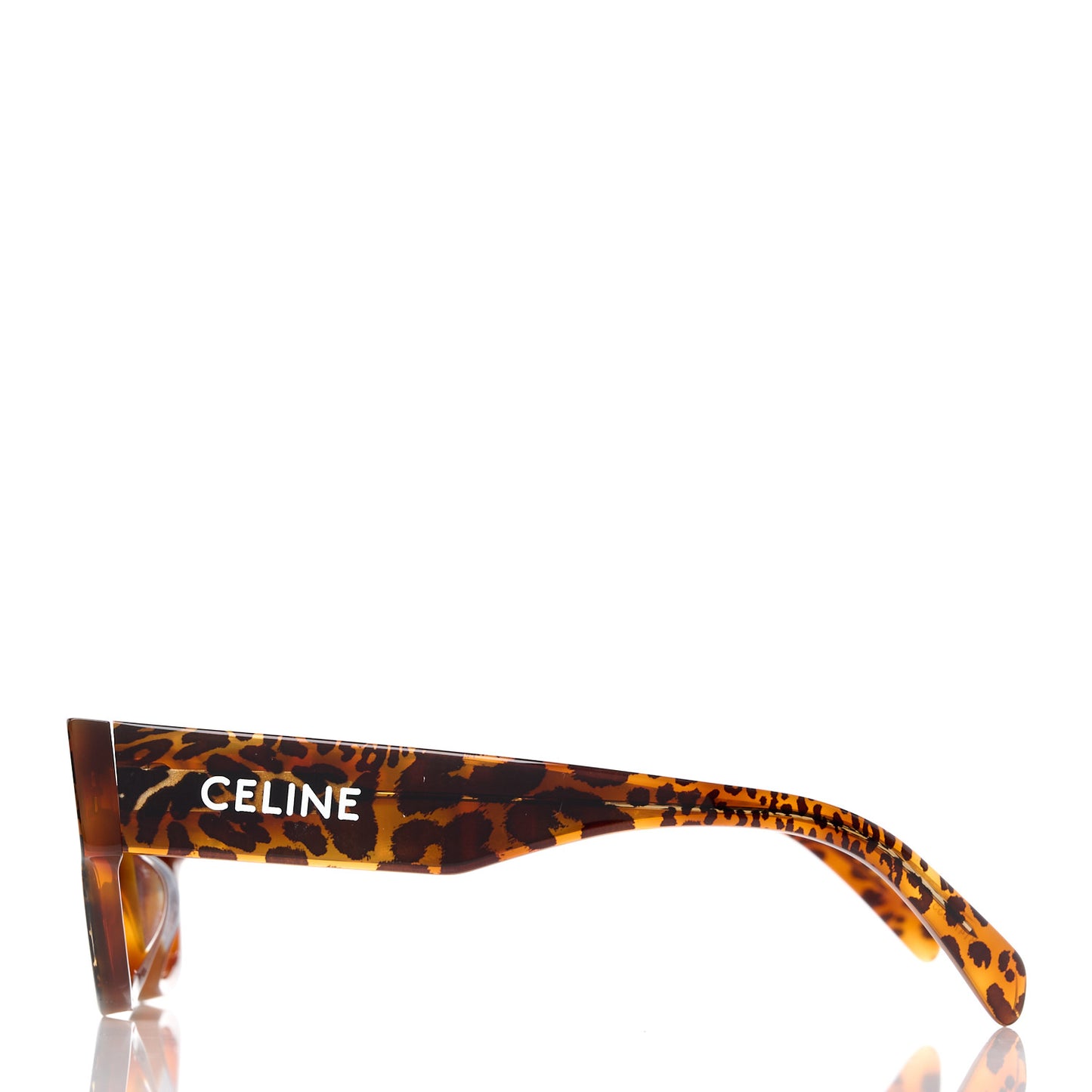Acetate Square Sunglasses CL40197U Leopard Havana